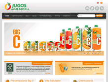Tablet Screenshot of jugosdeluruguay.com.uy
